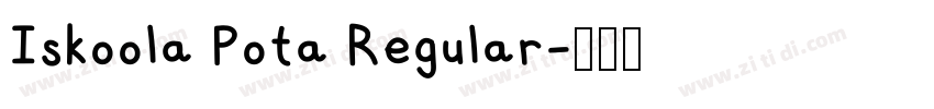 Iskoola Pota Regular字体转换